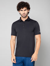 MINIMAL BUZZ SOFT TOUCH POLO T-SHIRT-BLACK